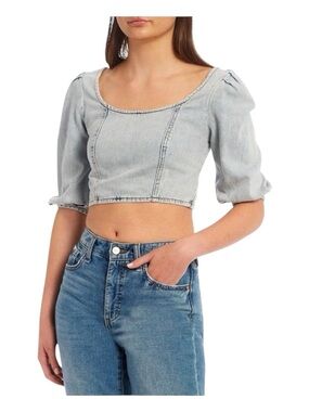 CIRCUS • NY Crop Top in Color Reflections, Size XL.